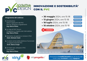 Vinyl Plus PVC Forum design locandina
